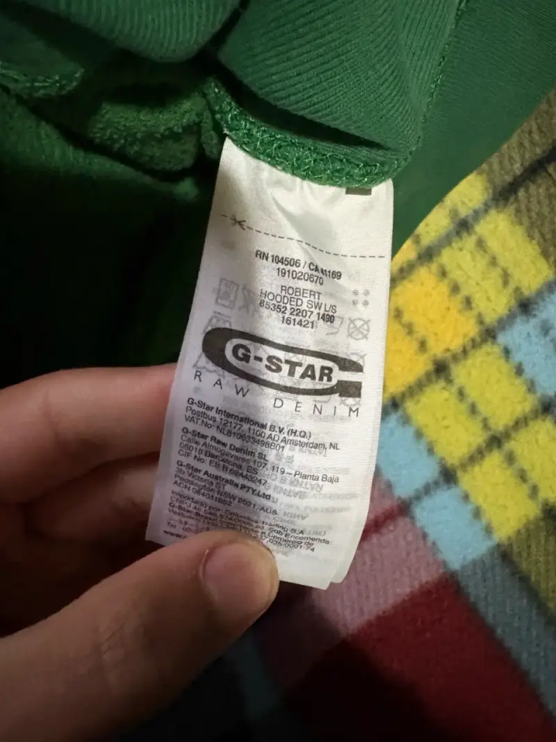 Polerón verde con capucha G-Star Raw - 3