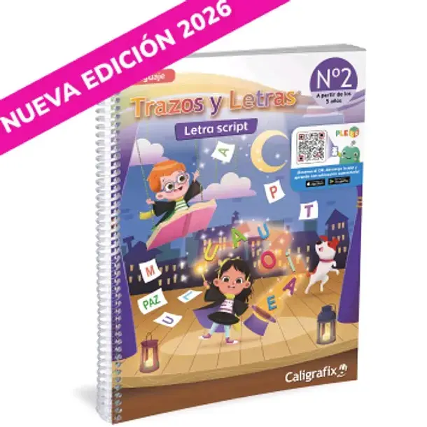 Cuaderno Trazos y Letras N°2 Caligrafix para niños - 3