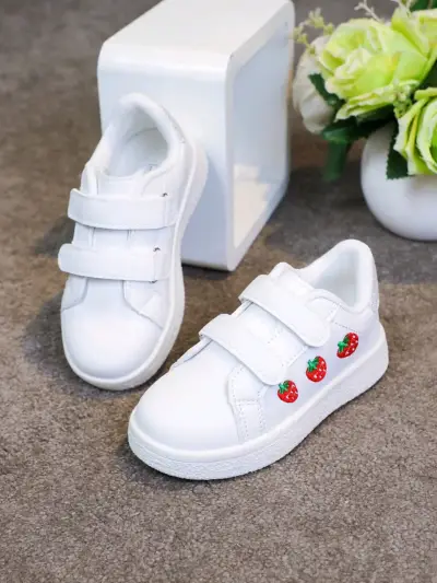 Zapatillas blancas para niña - miniatura 2