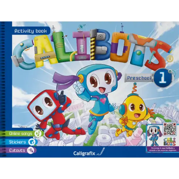 Libro de actividades Calibots para preescolar