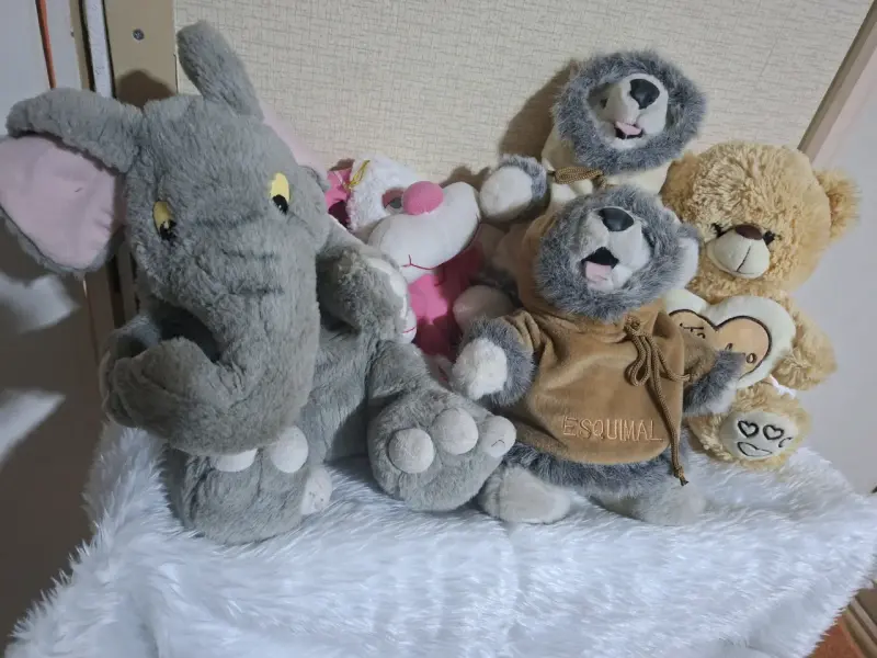 Lote de peluches variados en buen estado