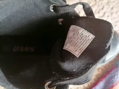 Zapatillas negra lona estilo Vans - miniatura 3