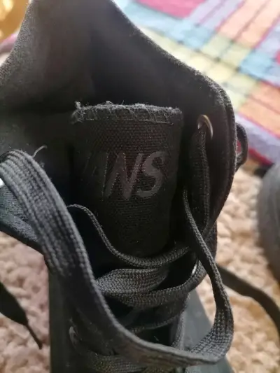 Zapatillas negra lona estilo Vans - miniatura 4