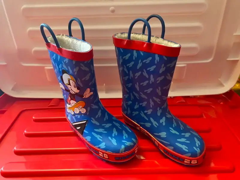 Botas de lluvia infantiles Mickey Mouse azules - 1