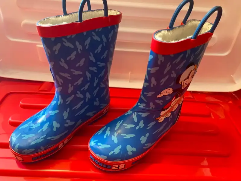 Botas de lluvia infantiles Mickey Mouse azules - 2
