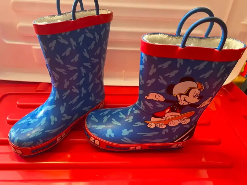 Botas de lluvia infantiles Mickey Mouse azules - 3