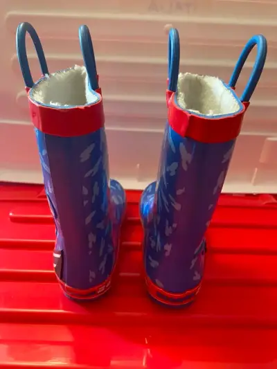 Botas de lluvia infantiles Mickey Mouse azules - miniatura 4