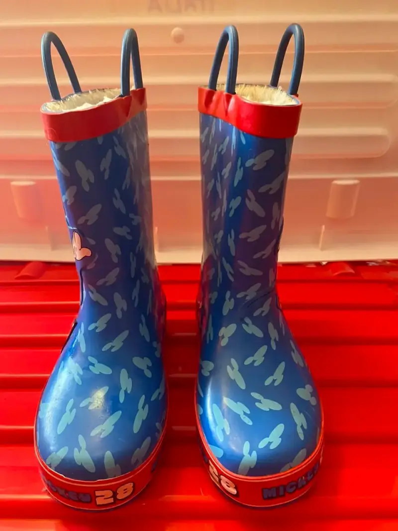 Botas de lluvia infantiles Mickey Mouse azules - 5