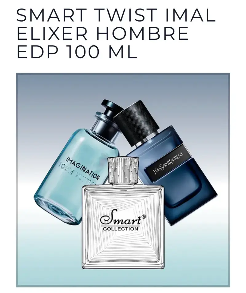 Perfume Smart Twist Imal Elixer Hombre 100 ml