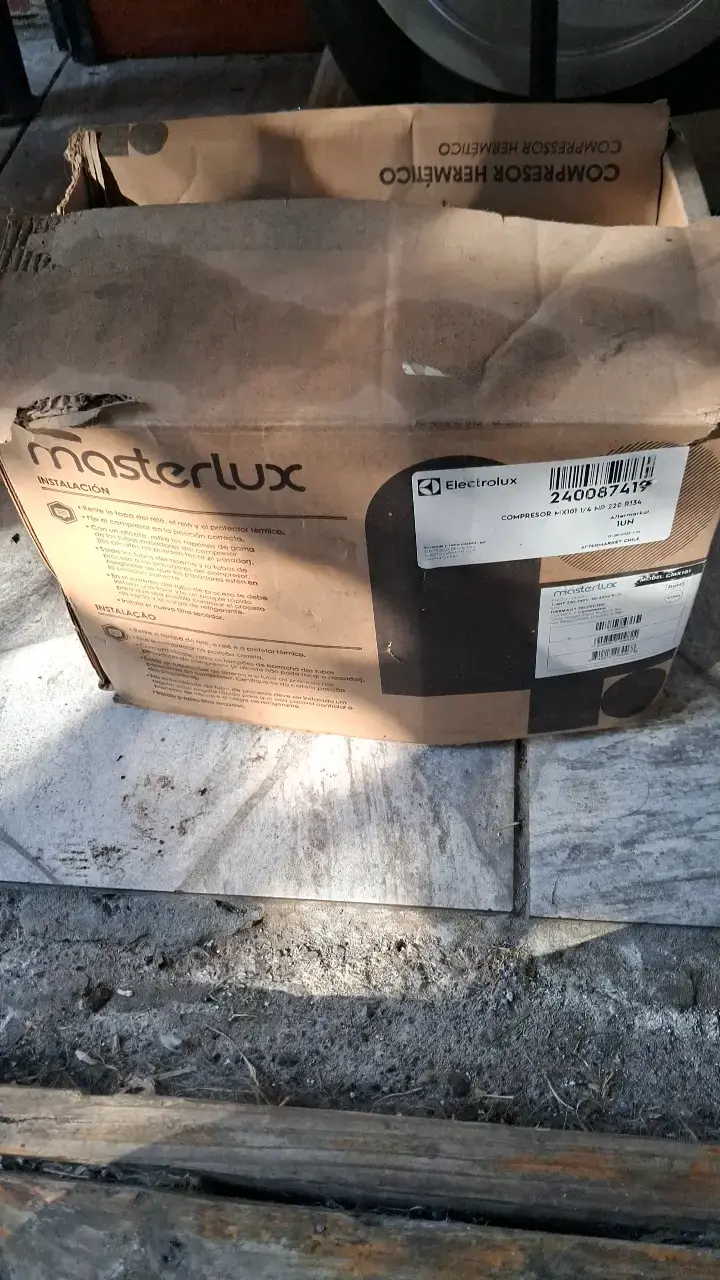 Compresor hermético Electrolux Masterlux 1/4 HP - 1