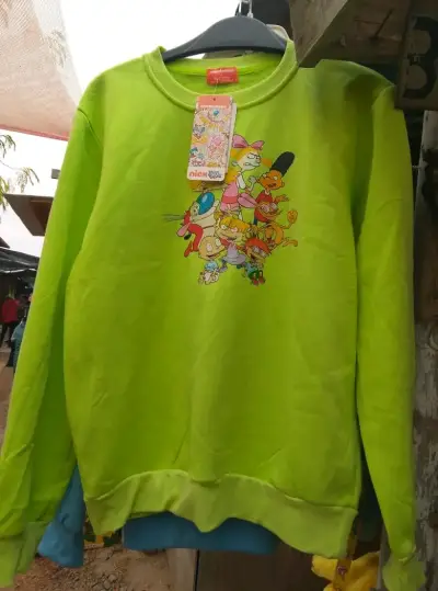 Polerón Nickelodeon 90s Verde con Estampado - miniatura 1