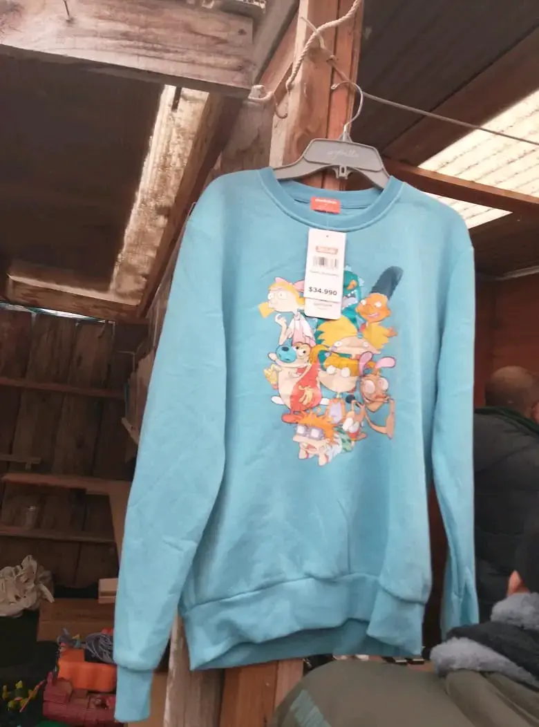 Polerón Nickelodeon 90s Verde con Estampado - 2