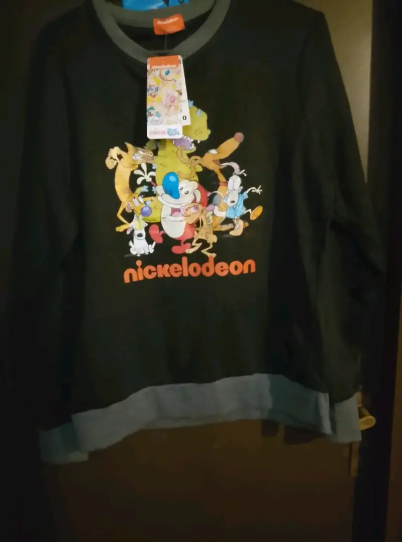 Polerón Nickelodeon 90s Verde con Estampado - 4
