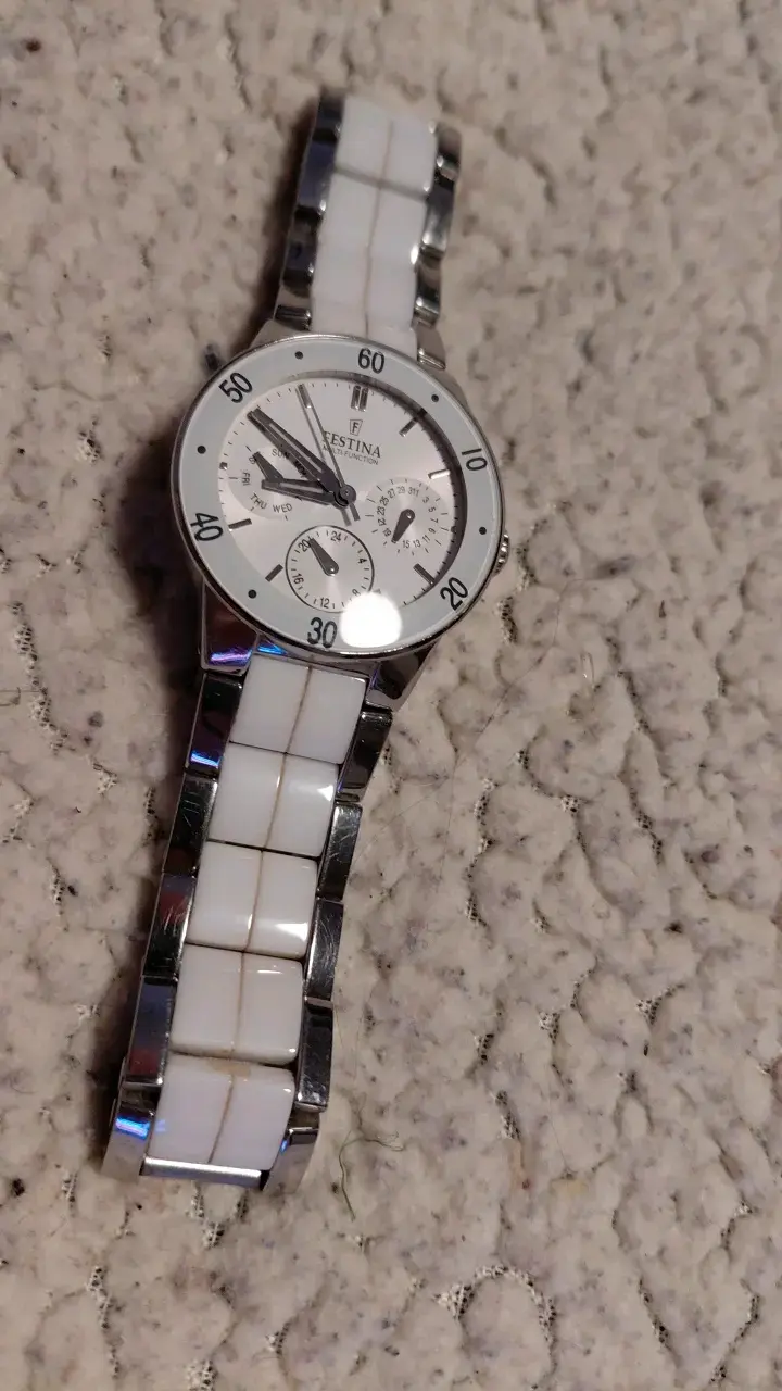 Reloj Festina para Mujer Blanco y Plateado - 4