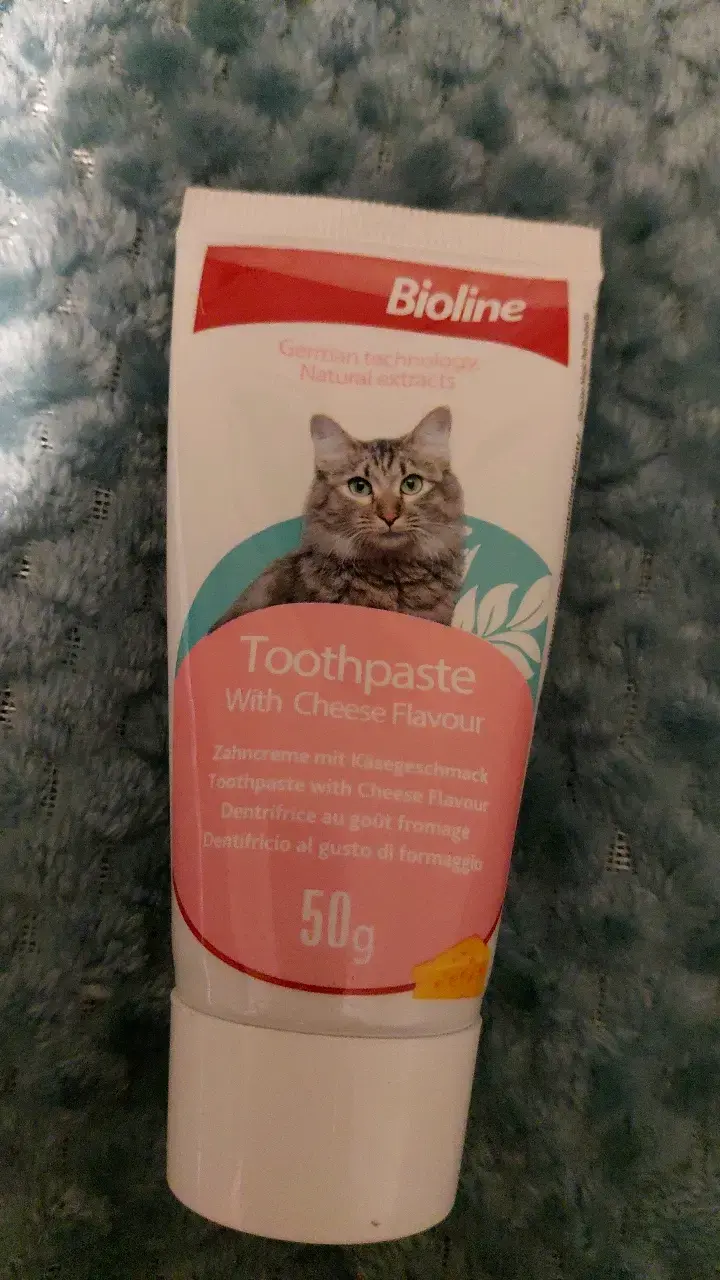 Pasta De Dientes Para Gatos Marca Bioline - 1