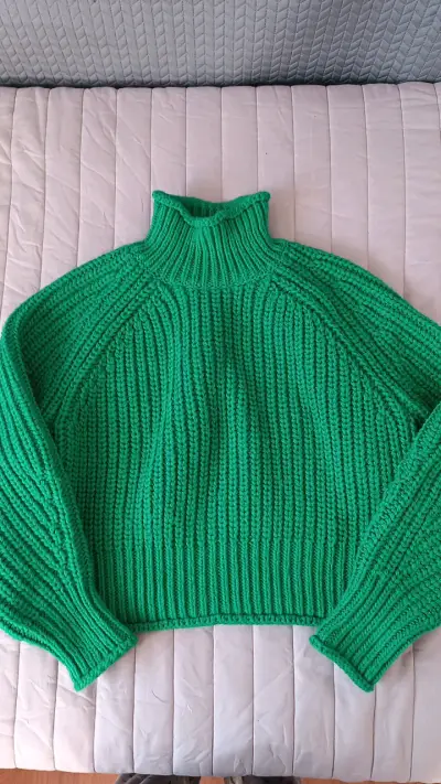 Suéter verde de punto grueso H&M - miniatura 1