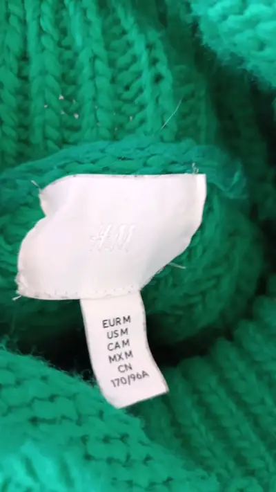 Suéter verde de punto grueso H&M - miniatura 2