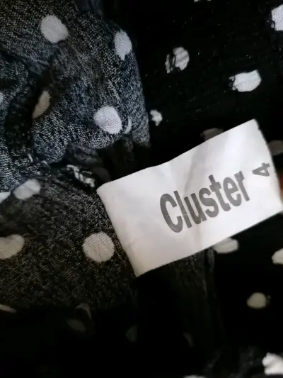 Pantalones de niña con lunares rosados y negros - miniatura 5