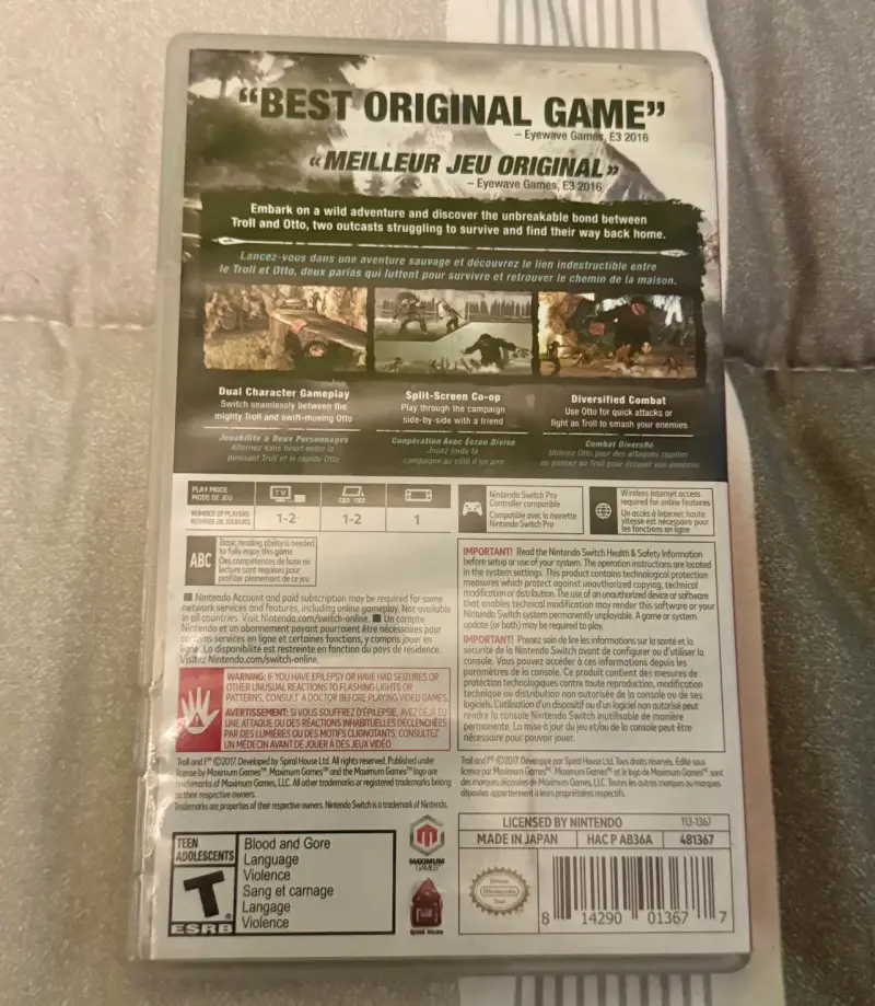 Juego Nintendo Switch Troll and I - 3