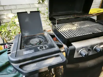 Parrilla a gas con quemador lateral Master Chef - miniatura 5
