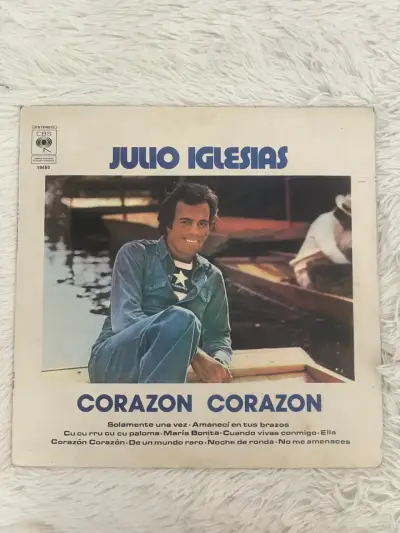 Vinilo Julio Iglesias Corazón Corazón CBS 1980 - miniatura 1