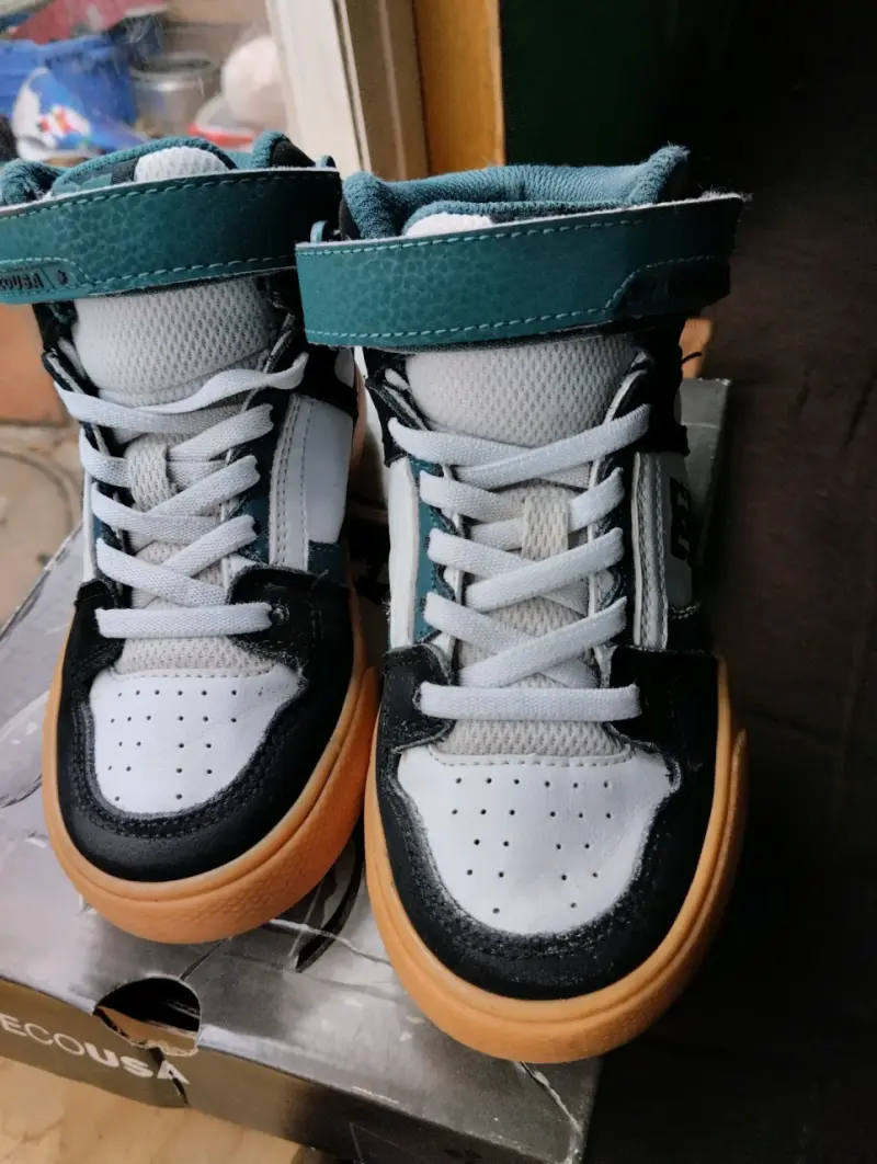 Zapatillas DC Shoes Pure Hi Top EV Verde Talla 12 - 2