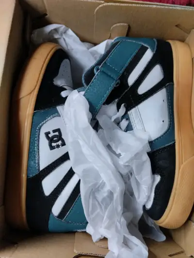 Zapatillas DC Shoes Pure Hi Top EV Verde Talla 12 - miniatura 3