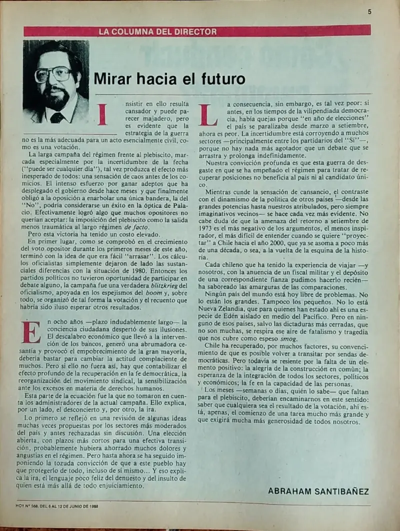 Revista Hoy edición junio 1988 La Trampa del Lorito - 3