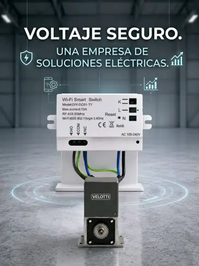 Interruptor inteligente Wi-Fi para motores - miniatura 1