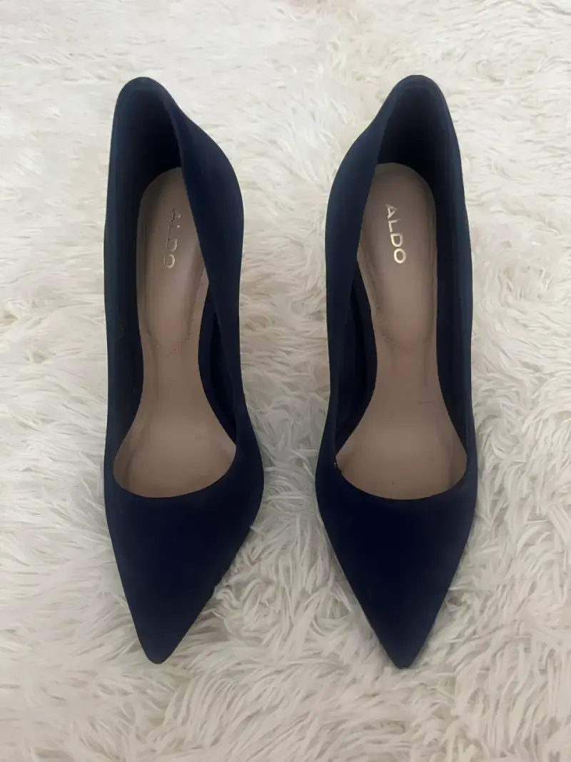 Zapatos de Tacón Azul Aldo Elegantes - 1