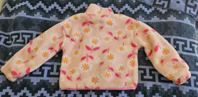 Chaqueta polar infantil con diseño floral - miniatura 2