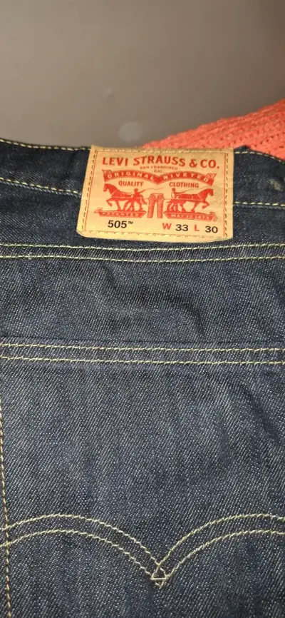 Jeans Levi's 505 Azul Talla 33 - miniatura 1
