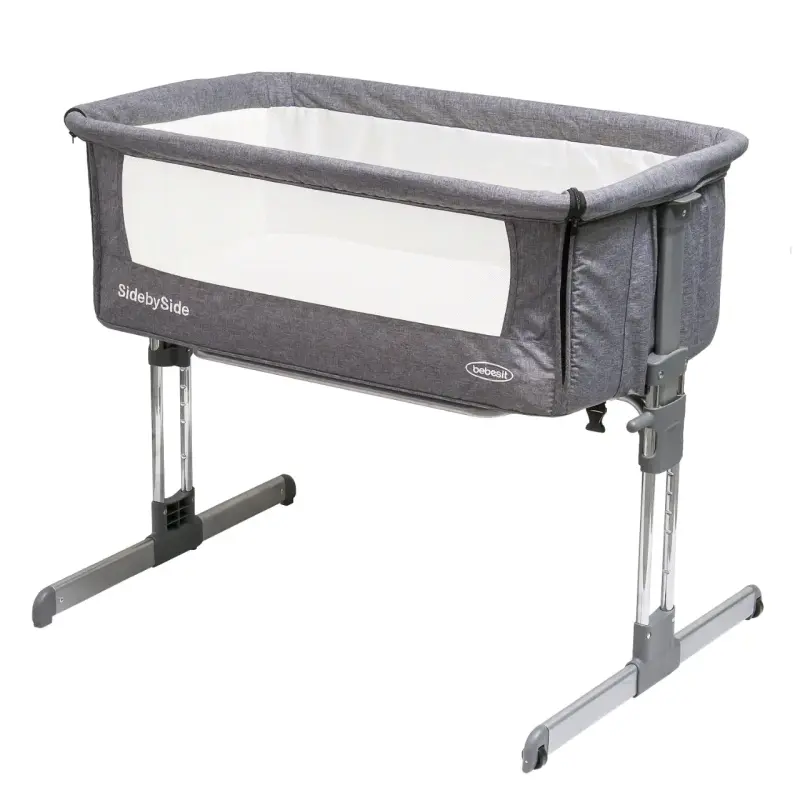 Cuna colecho gris Bebesit Side by Side - 2