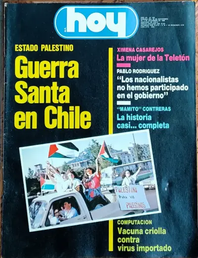 Revista Hoy 1984 Guerra Santa en Chile - miniatura 1