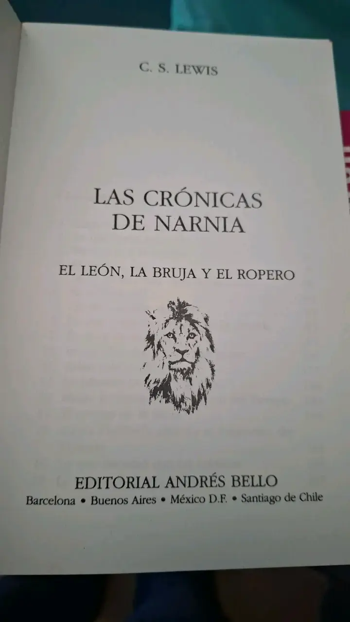 Libro El León, la Bruja y el Ropero - C.S. Lewis - 2