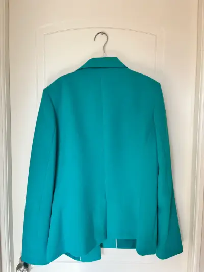 Blazer turquesa para mujer talla 42 - miniatura 4