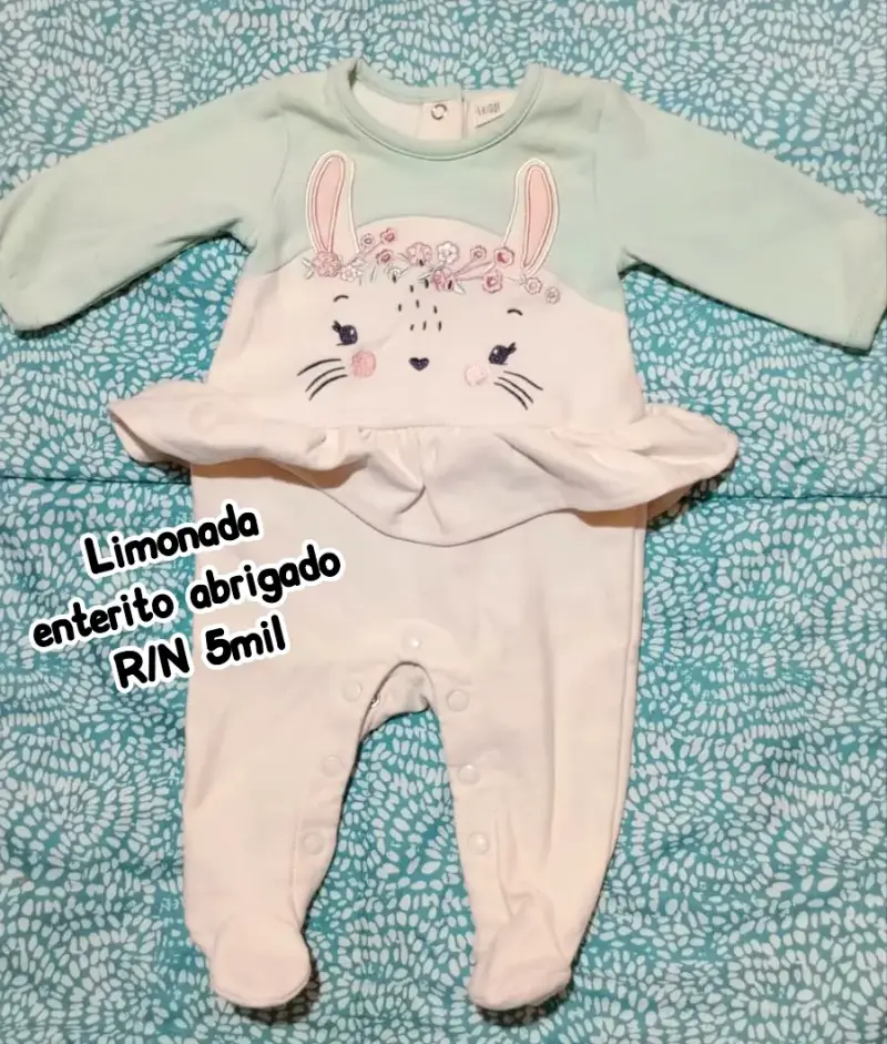 Enterito de bebé abrigado Limonada 6 meses - 5
