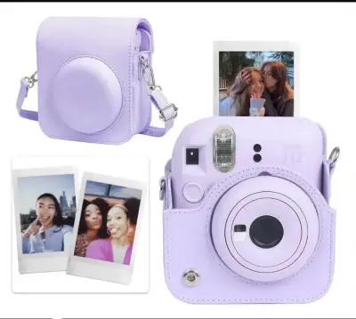 Cámara instantánea Fujifilm Instax Mini 12 lila con funda - miniatura 1
