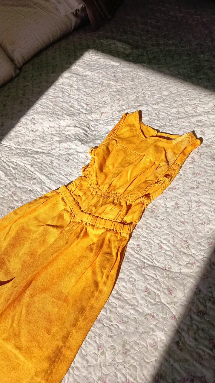 Enterito amarillo para niña talla 10 - 3
