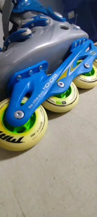 Patines en línea Hondar azul y gris - miniatura 2