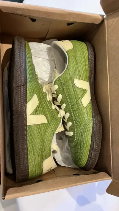 Zapatillas deportivas verdes Veja para hombre - miniatura 1