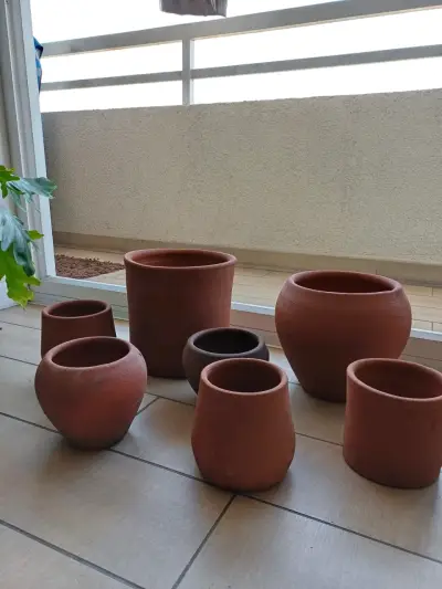 Maceteros de greda - miniatura 1