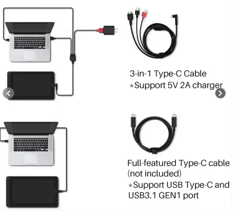 Tableta gráfica Huion Kamva 13 con lápiz digital - 2