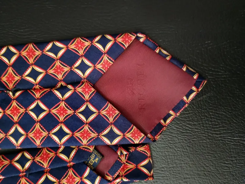 Corbata de seda estampada Richel 8,5 CM - 3
