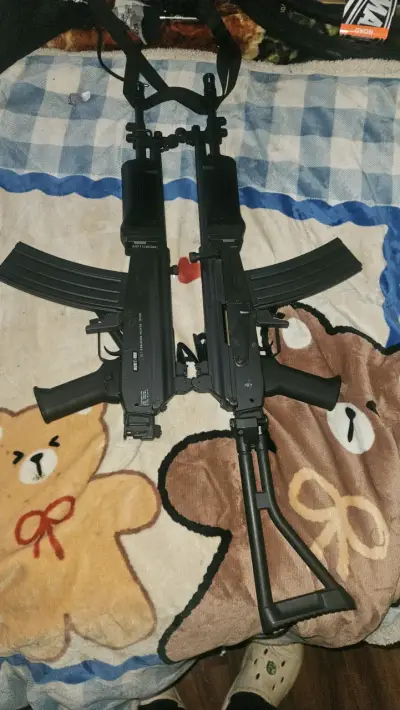 Réplica de rifle de airsoft IWI full metal - miniatura 2
