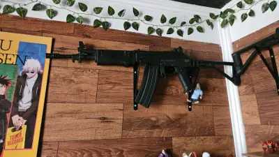 Réplica de rifle de airsoft IWI full metal - miniatura 3