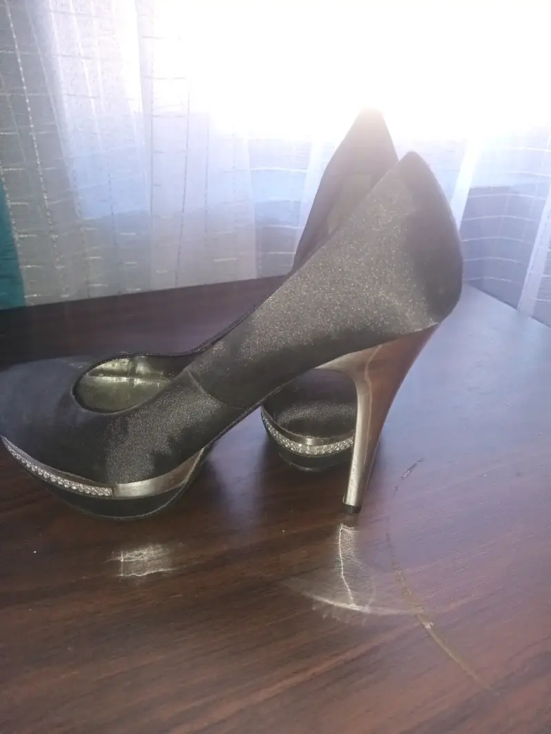 Zapatos de Tacón Alto Negros varios numeros nuevos - 2