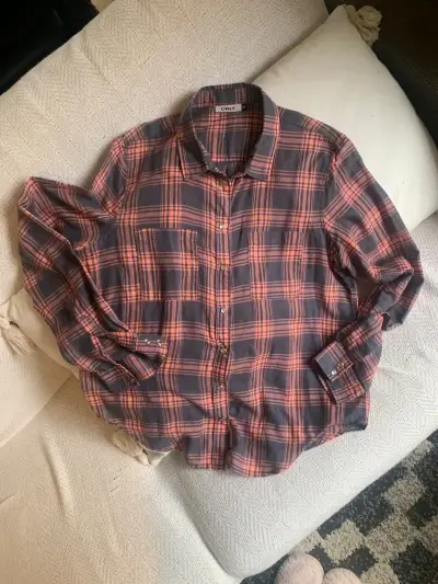 Camisa a cuadros mujer marca Only talla 38 - miniatura 1