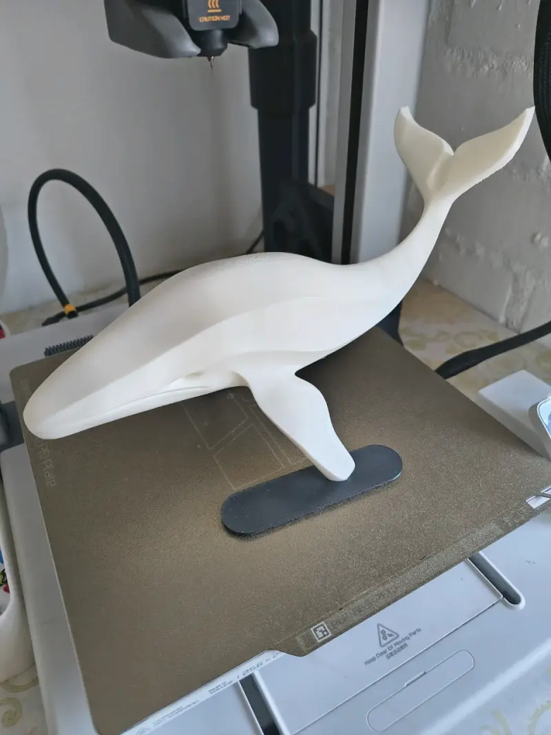 Figura decorativa de ballena en impresión 3D - 2