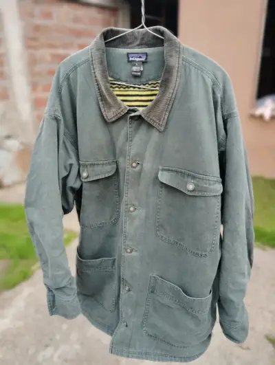 Chaqueta de algodón Patagonia verde talla L - miniatura 1